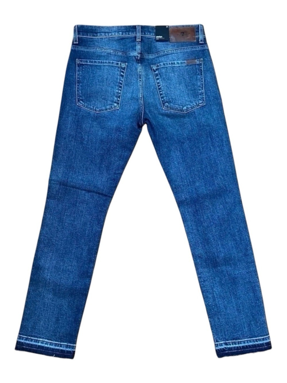 7 for all Mankind Paxtyn skinny mens jeans  size 31 blue stretchy denim